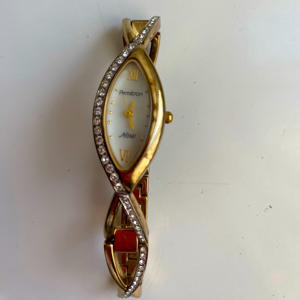 Armitron crystal female watch